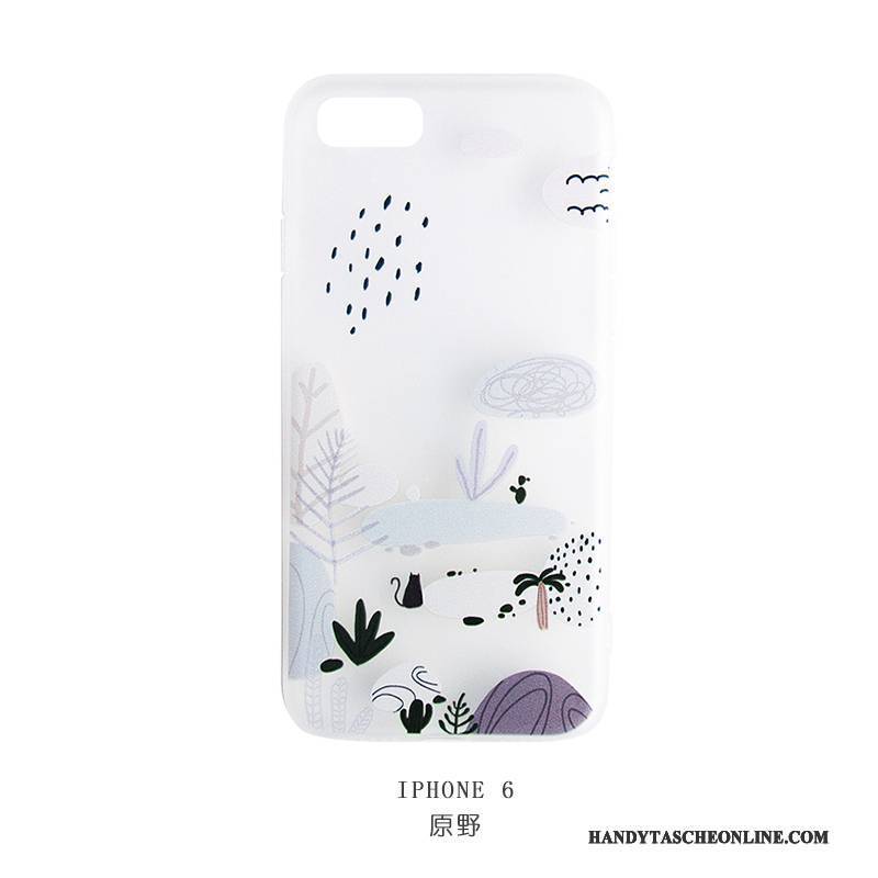 Hülle iPhone 6/6s Silikon Nette Herz, Case iPhone 6/6s Karikatur Handyhüllen