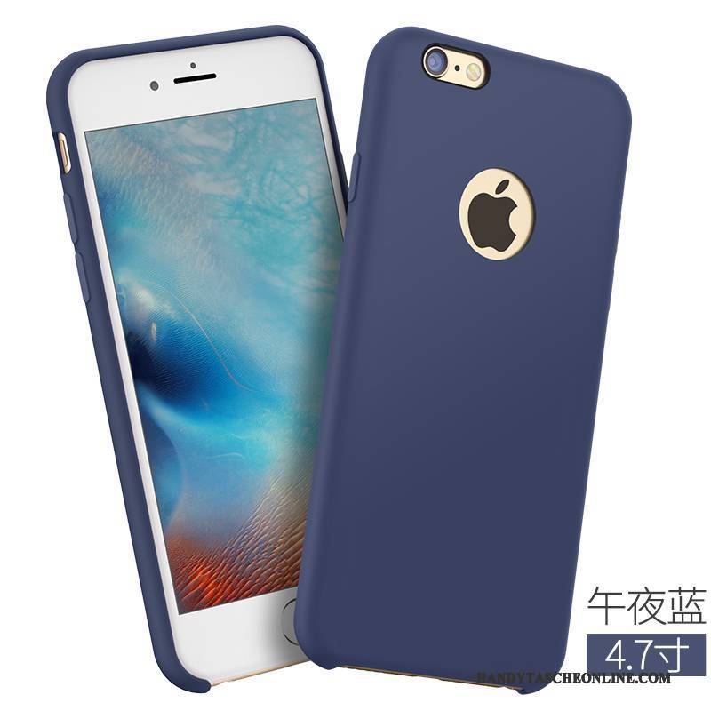Hülle iPhone 6/6s Taschen Muster Nubuck, Case iPhone 6/6s Silikon Rot Blau