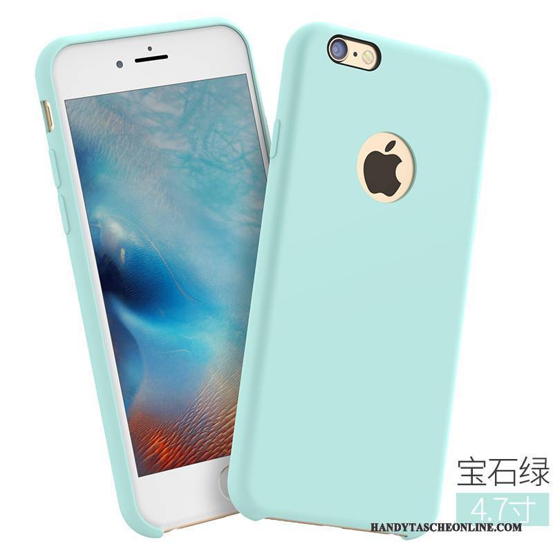 Hülle iPhone 6/6s Taschen Muster Nubuck, Case iPhone 6/6s Silikon Rot Blau