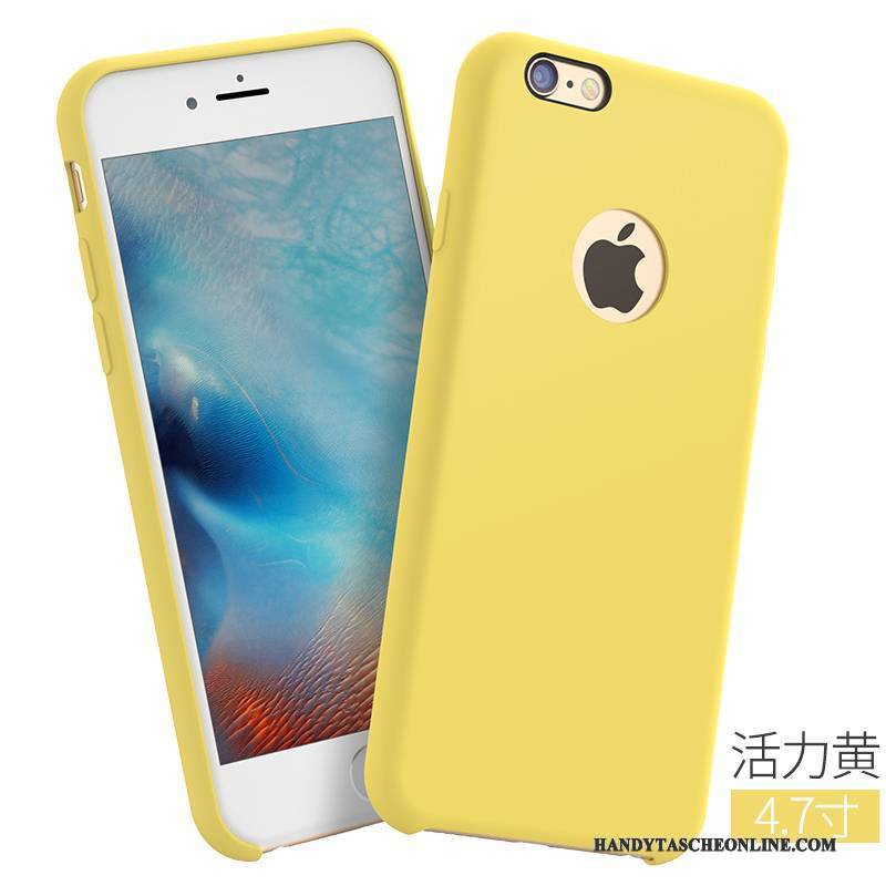 Hülle iPhone 6/6s Taschen Muster Nubuck, Case iPhone 6/6s Silikon Rot Blau