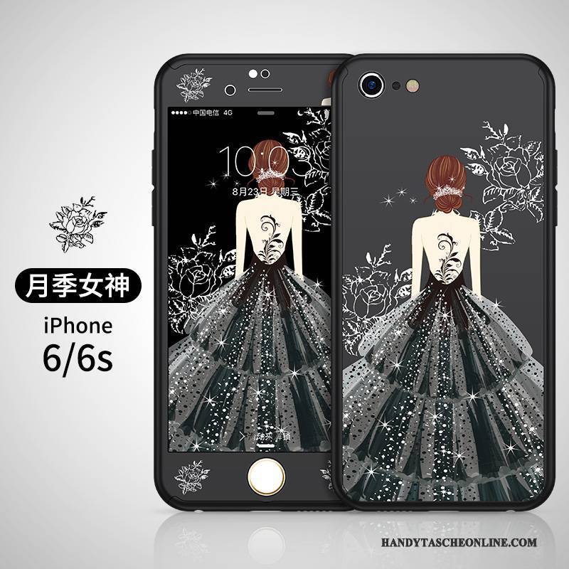 Hülle iPhone 6/6s Taschen Persönlichkeit Rot, Case iPhone 6/6s Schwarz Schwer
