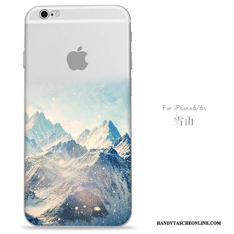 Hülle iPhone 6/6s Taschen Trend Transparent, Case iPhone 6/6s Schutz Gelb Neu