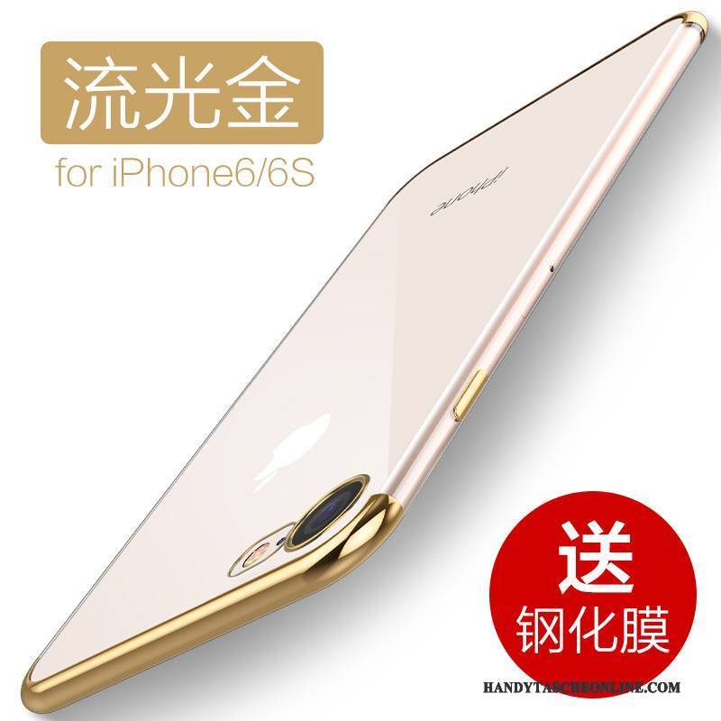 Hülle iPhone 6/6s Weiche Anti-sturz Handyhüllen, Case iPhone 6/6s Taschen Neu Gold