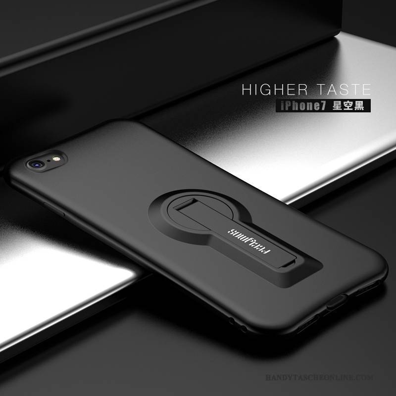 Hülle iPhone 7 Farbe Persönlichkeit Anti-sturz, Case iPhone 7 Schutz Rot Trend