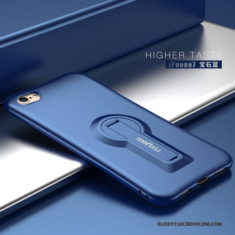 Hülle iPhone 7 Farbe Persönlichkeit Anti-sturz, Case iPhone 7 Schutz Rot Trend