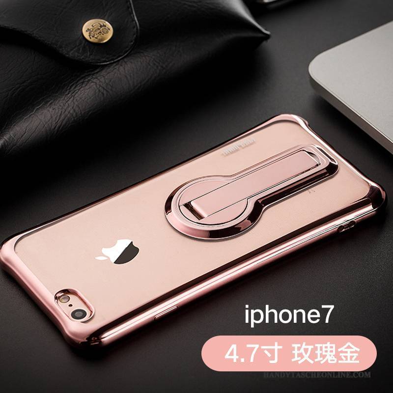 Hülle iPhone 7 Farbe Persönlichkeit Anti-sturz, Case iPhone 7 Schutz Rot Trend