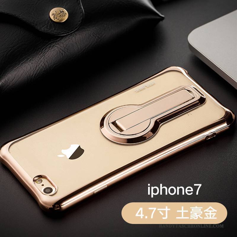 Hülle iPhone 7 Farbe Persönlichkeit Anti-sturz, Case iPhone 7 Schutz Rot Trend