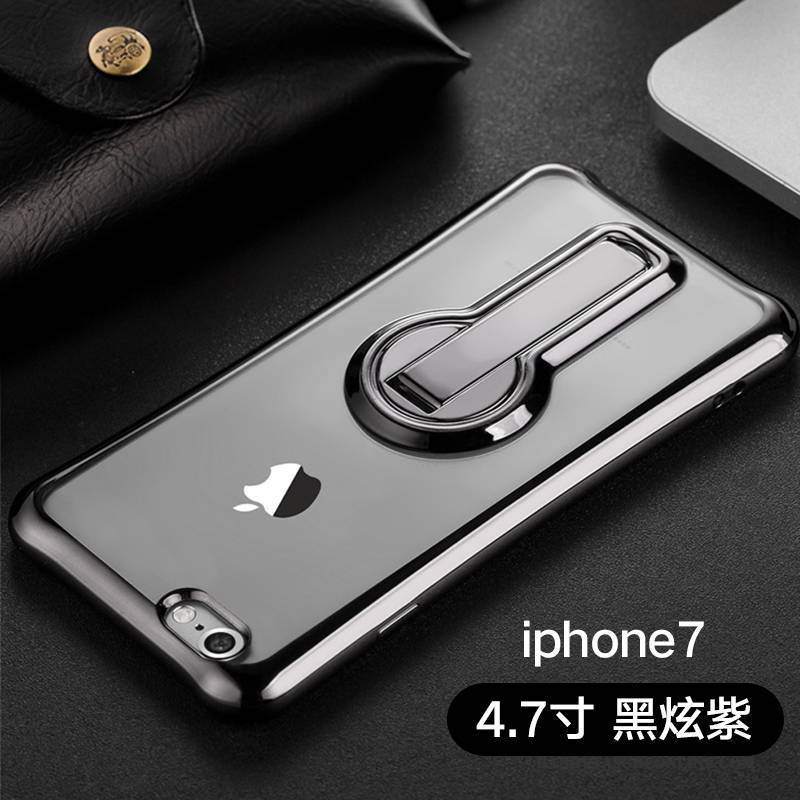 Hülle iPhone 7 Farbe Persönlichkeit Anti-sturz, Case iPhone 7 Schutz Rot Trend