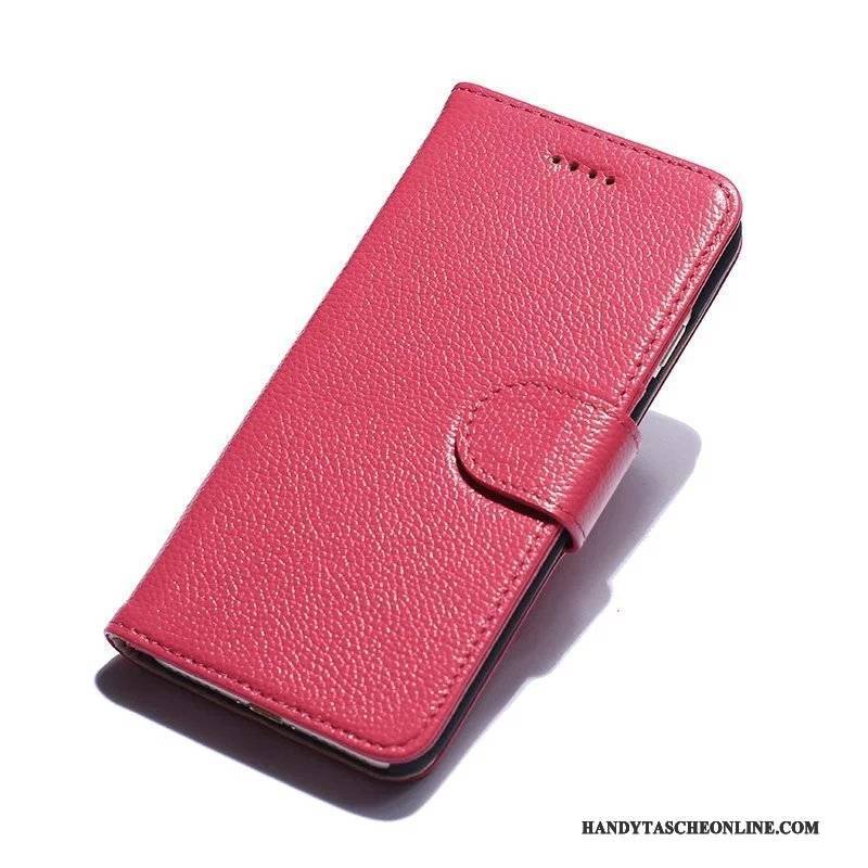 Hülle iPhone 7 Plus Lederhülle Neu Anti-sturz, Case iPhone 7 Plus Leder Orange Handyhüllen