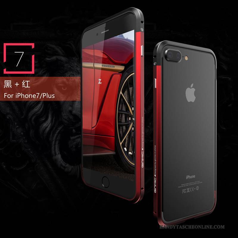 Hülle iPhone 7 Plus Metall Anti-sturz Gold, Case iPhone 7 Plus Schutz Handyhüllen Trend