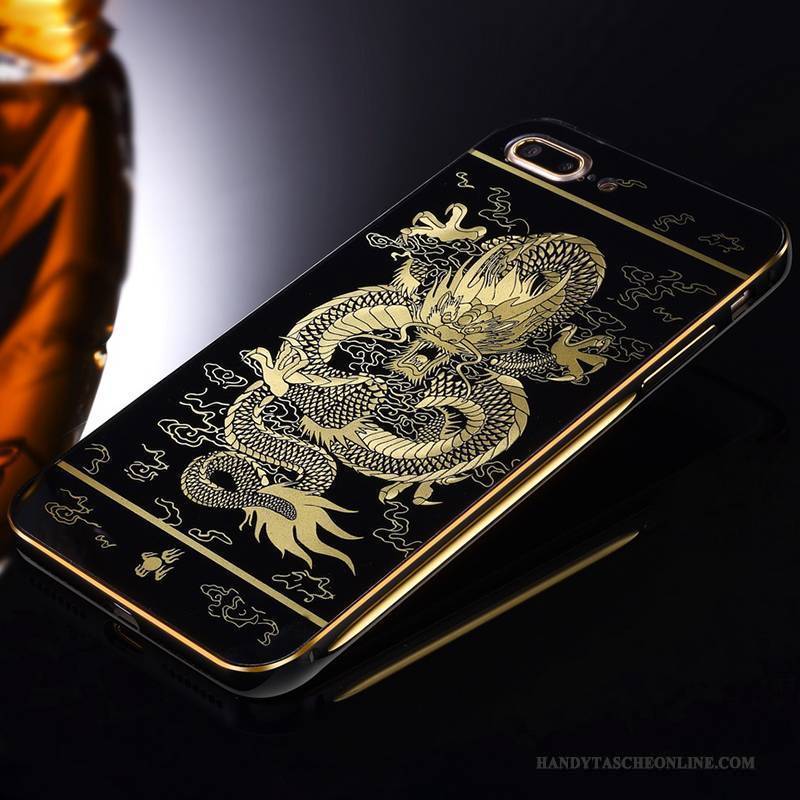 Hülle iPhone 7 Plus Metall Handyhüllen Anti-sturz, Case iPhone 7 Plus Kreativ Grenze Trend