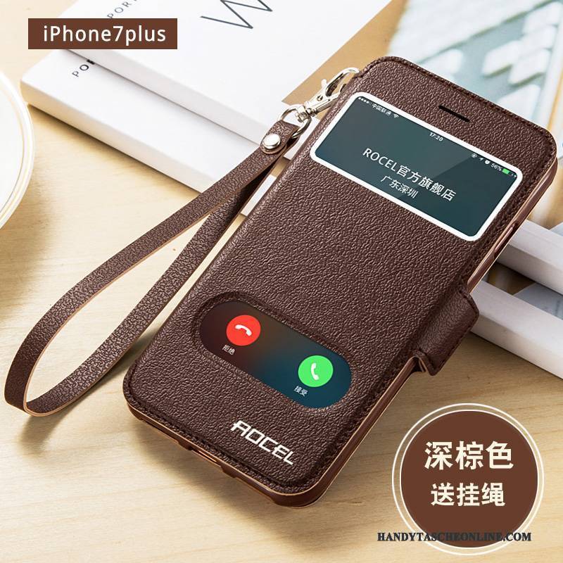 Hülle iPhone 7 Plus Silikon Handyhüllen Trend, Case iPhone 7 Plus Schutz Gold Anti-sturz