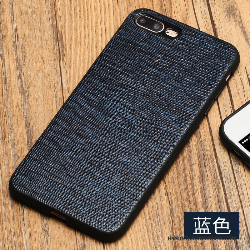Hülle iPhone 7 Plus Taschen Handyhüllen Schwarz, Case iPhone 7 Plus Lederhülle Neu Trendmarke