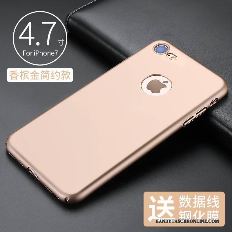 Hülle iPhone 7 Schutz Schnalle Nubuck, Case iPhone 7 Kreativ Handyhüllen Rot