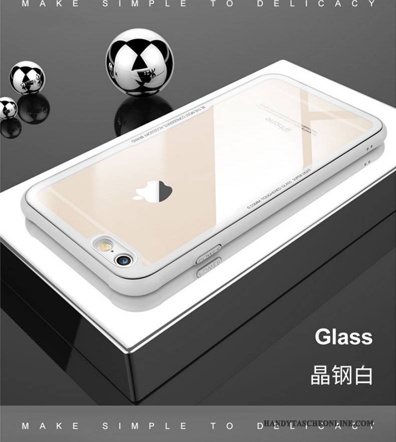 Hülle iPhone 7 Silikon Neu Gehärtetes Glas, Case iPhone 7 Membran Handyhüllen