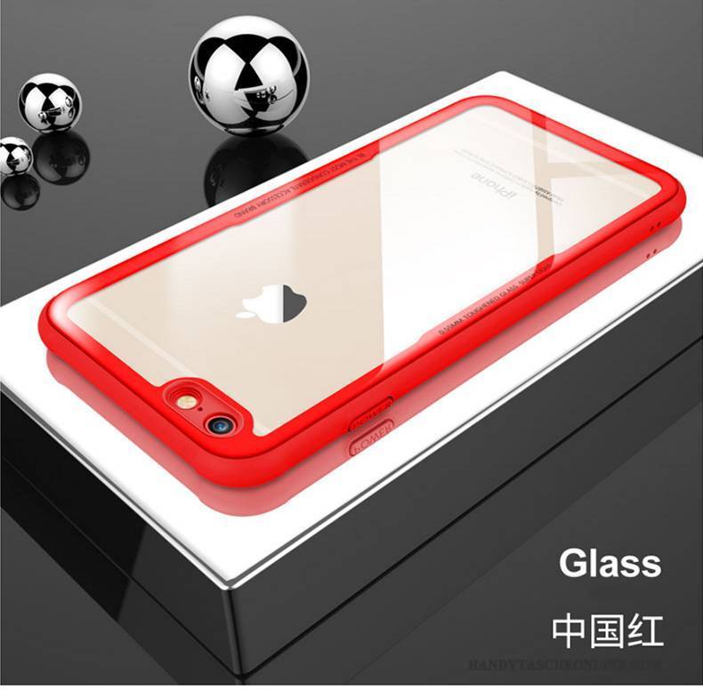 Hülle iPhone 7 Silikon Neu Gehärtetes Glas, Case iPhone 7 Membran Handyhüllen