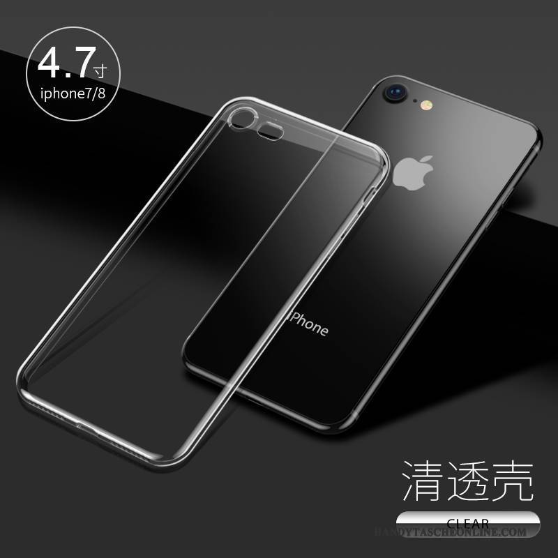 Hülle iPhone 7 Taschen Schlank Anti-sturz, Case iPhone 7 Silikon Handyhüllen Transparent
