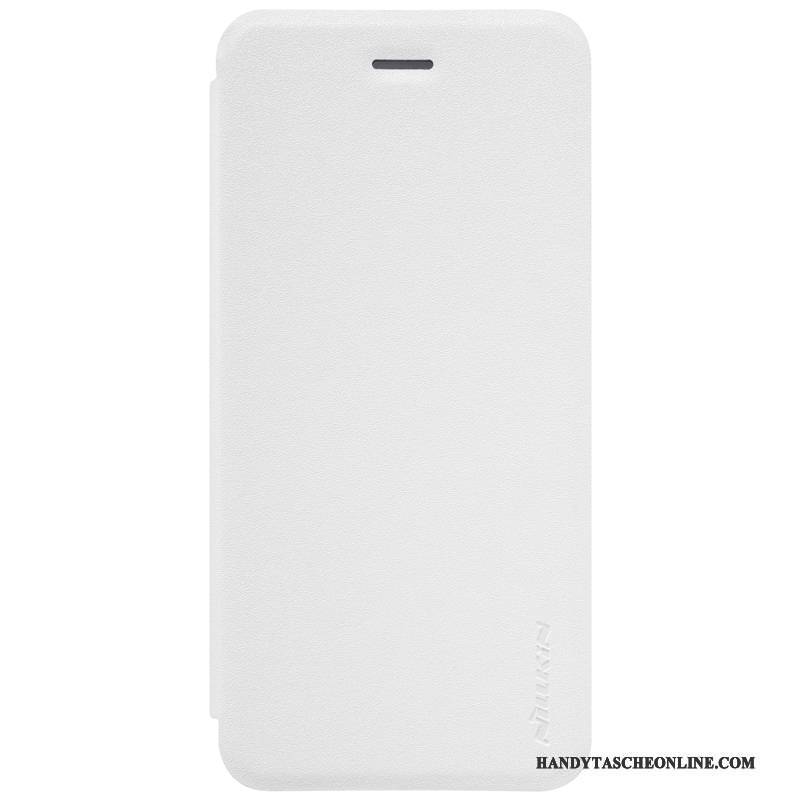 Hülle iPhone 8 Lederhülle Anti-sturz Blau, Case iPhone 8 Folio Handyhüllen