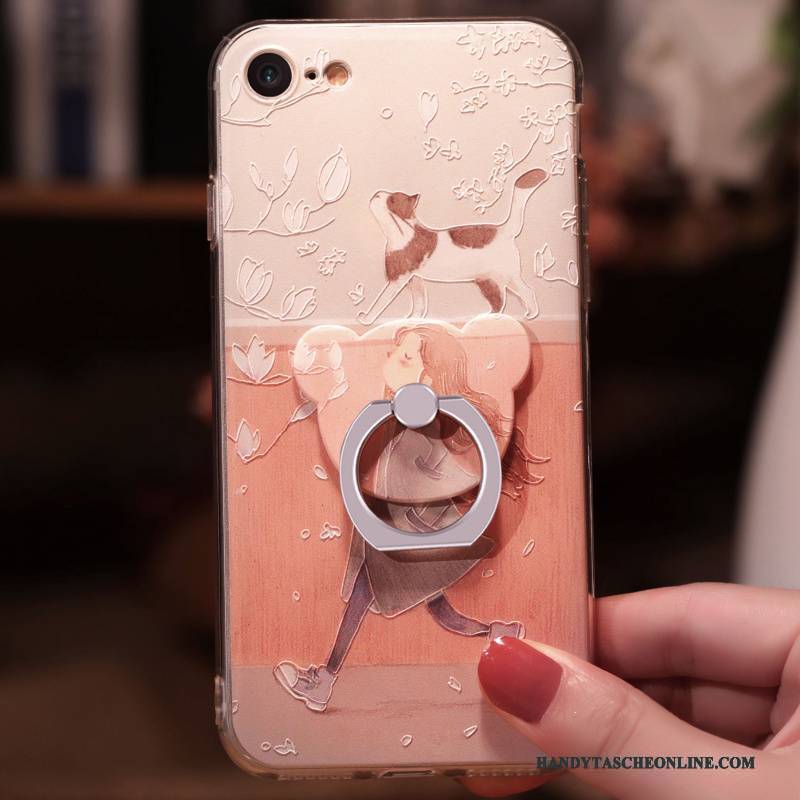 Hülle iPhone 8 Plus Silikon Handyhüllen Persönlichkeit, Case iPhone 8 Plus Kreativ Transparent Nette