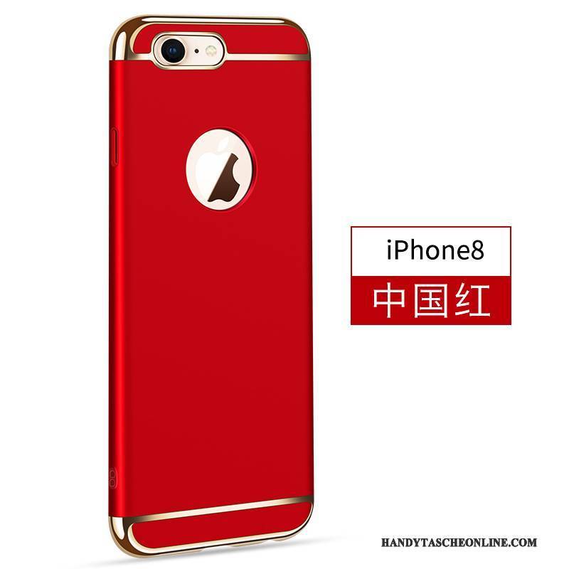 Hülle iPhone 8 Schutz Schwer Nubuck, Case iPhone 8 Gold Neu