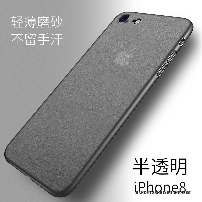 Hülle iPhone 8 Taschen Nubuck Schlank, Case iPhone 8 Schutz Anti-sturz Handyhüllen