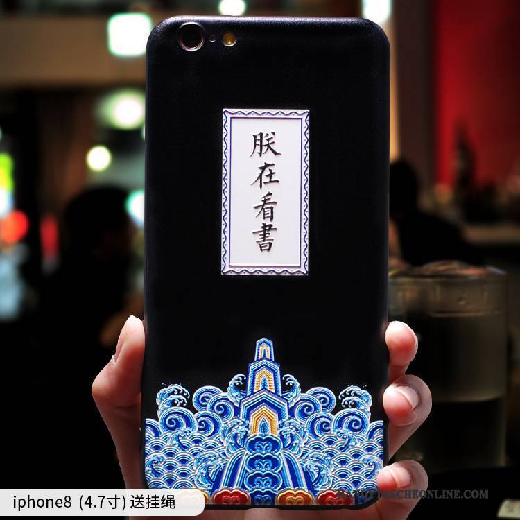 Hülle iPhone 8 Taschen Persönlichkeit Lustig, Case iPhone 8 Kreativ Gelb Handyhüllen