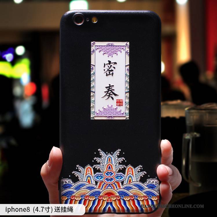 Hülle iPhone 8 Taschen Persönlichkeit Lustig, Case iPhone 8 Kreativ Gelb Handyhüllen