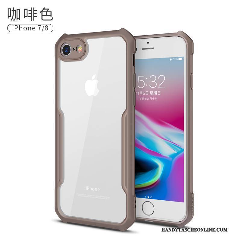 Hülle iPhone 8 Taschen Transparent Schlank, Case iPhone 8 Weiche Handyhüllen Anti-sturz