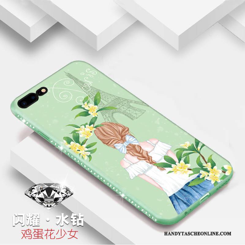 Hülle iPhone 8 Taschen Trend Rosa, Case iPhone 8 Silikon Anti-sturz Handyhüllen
