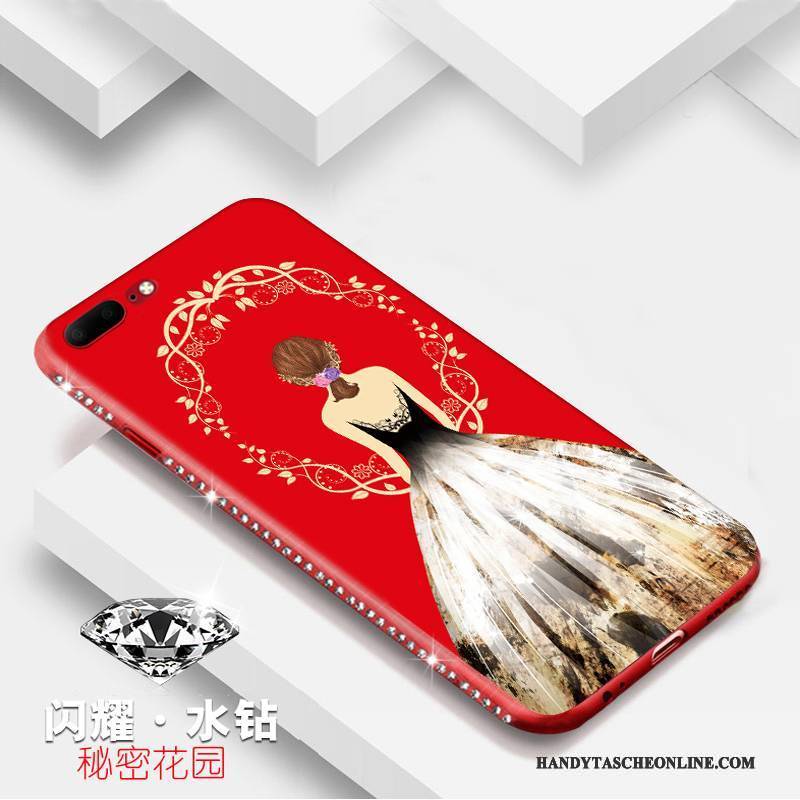 Hülle iPhone 8 Taschen Trend Rosa, Case iPhone 8 Silikon Anti-sturz Handyhüllen