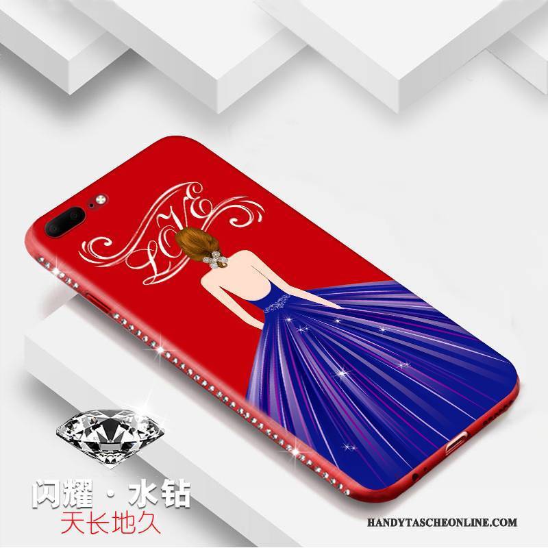 Hülle iPhone 8 Taschen Trend Rosa, Case iPhone 8 Silikon Anti-sturz Handyhüllen