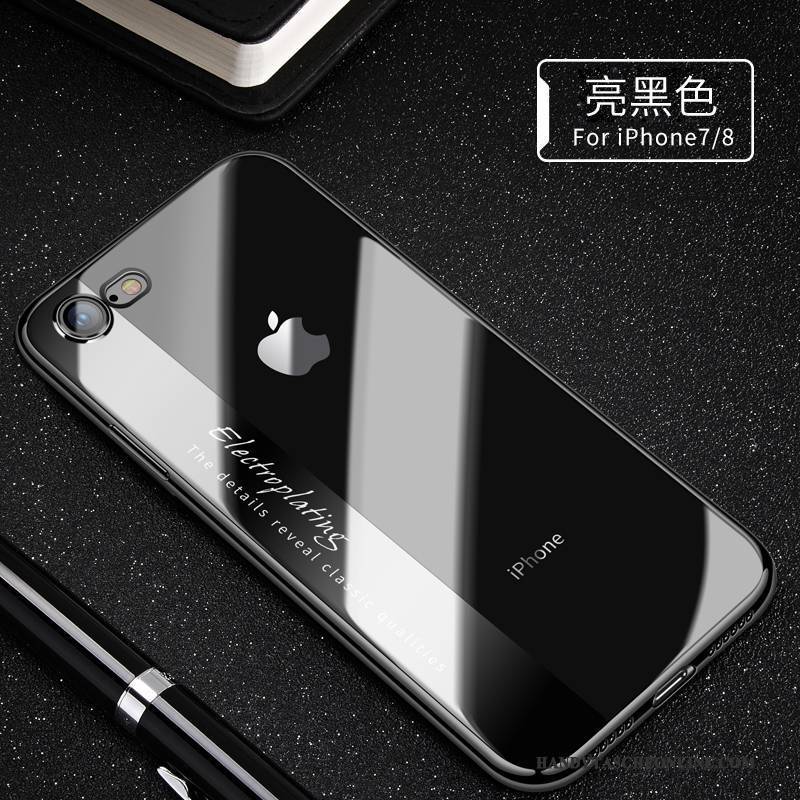 Hülle iPhone 8 Weiche Transparent Trend, Case iPhone 8 Silikon Rot Handyhüllen
