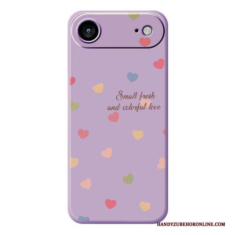 Hülle iPhone Air Bunte Herzen