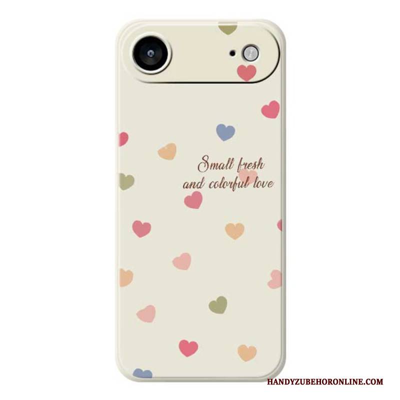 Hülle iPhone Air Bunte Herzen