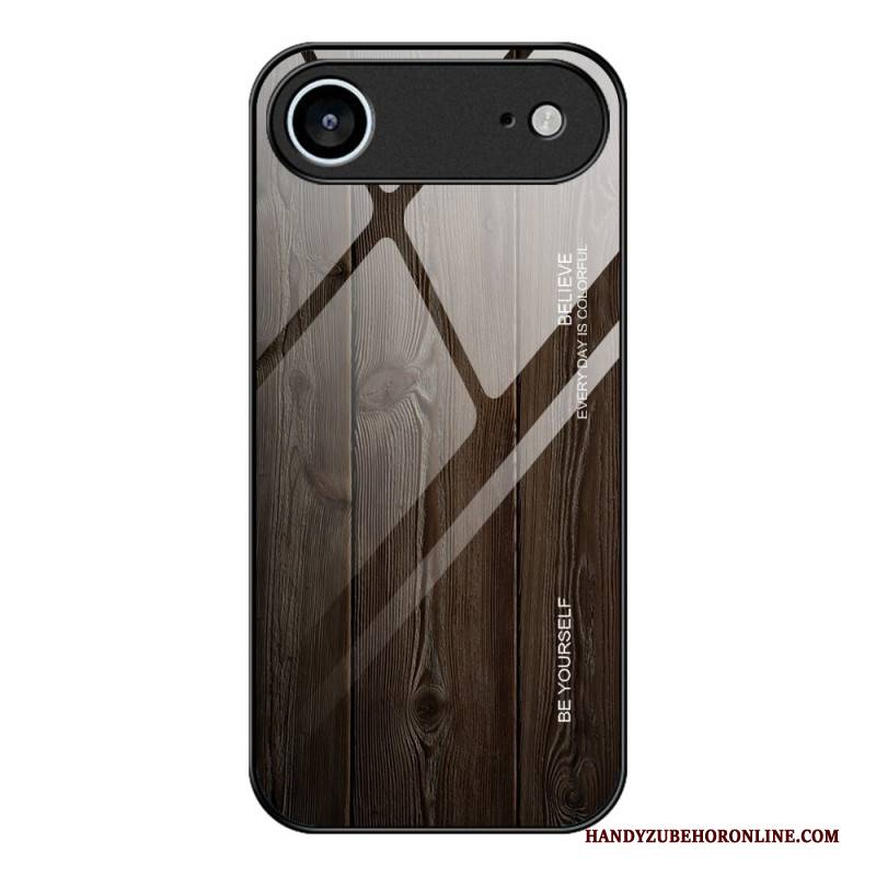 Hülle iPhone Air Gehärtetes Glas In Holzoptik