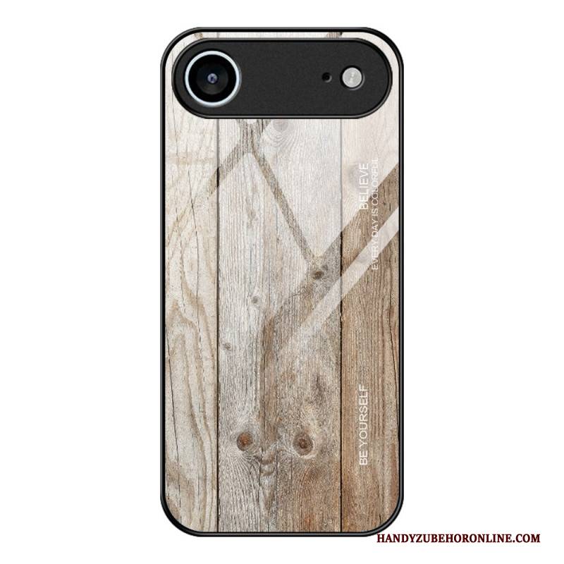 Hülle iPhone Air Gehärtetes Glas In Holzoptik