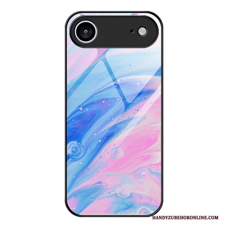 Hülle iPhone Air Gehärtetes Glas Mit Marmormuster