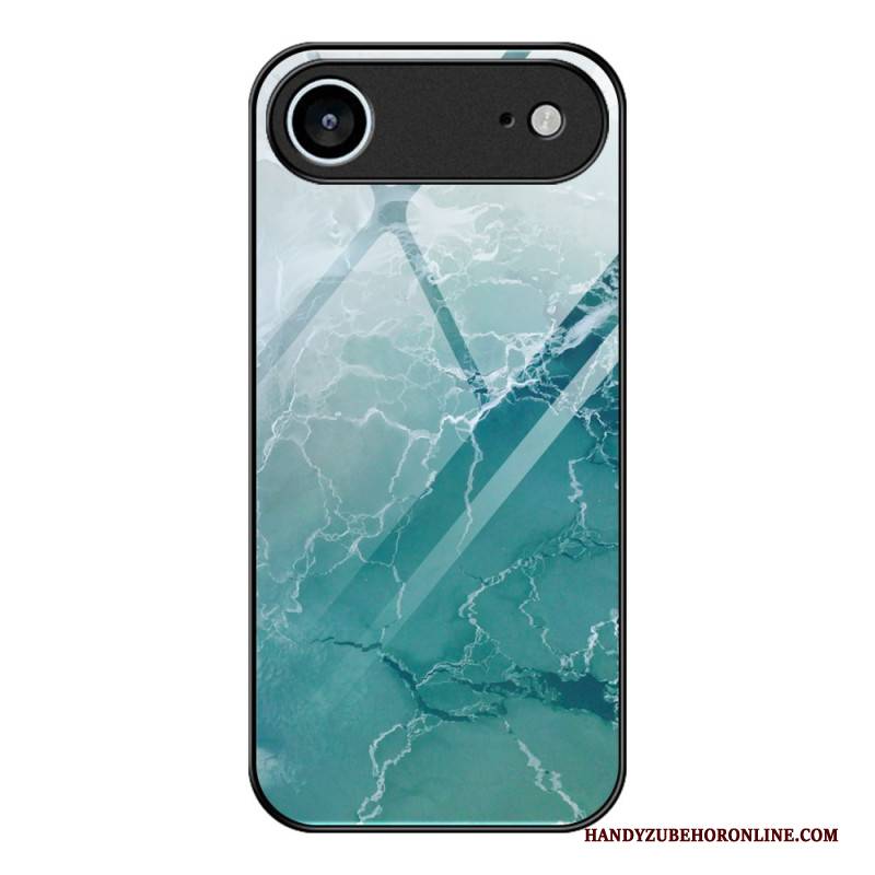 Hülle iPhone Air Gehärtetes Glas Mit Marmormuster