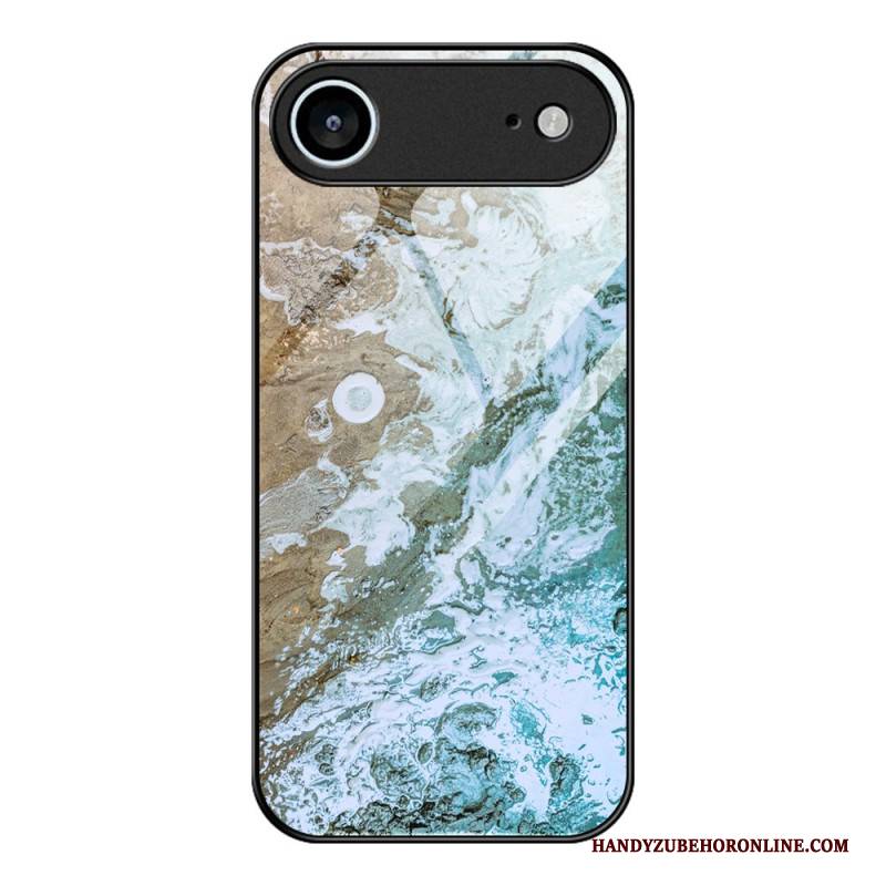 Hülle iPhone Air Gehärtetes Glas Mit Marmormuster
