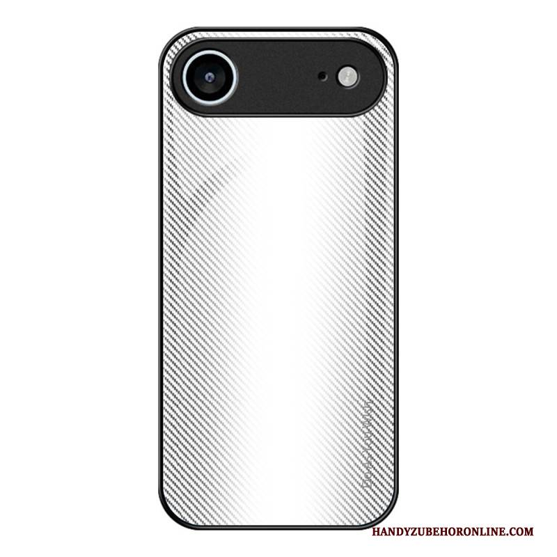 Hülle iPhone Air Handyhülle Gehärtetes Glas Carbonfaser
