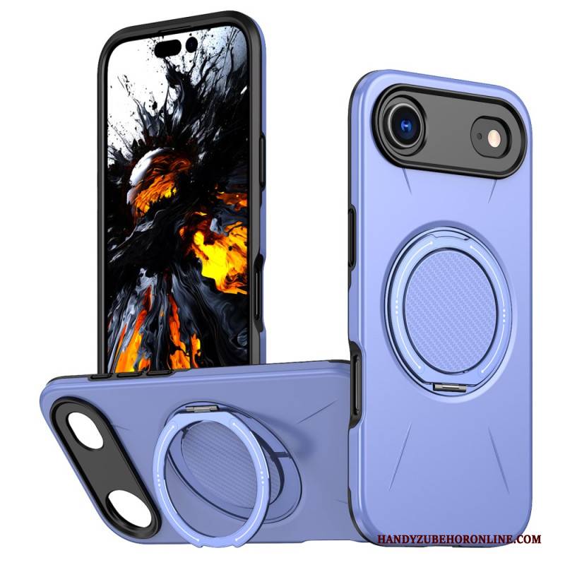 Hülle iPhone Air Handyhülle Magsafe Mit Drehbarem Halter Im Metallic-look