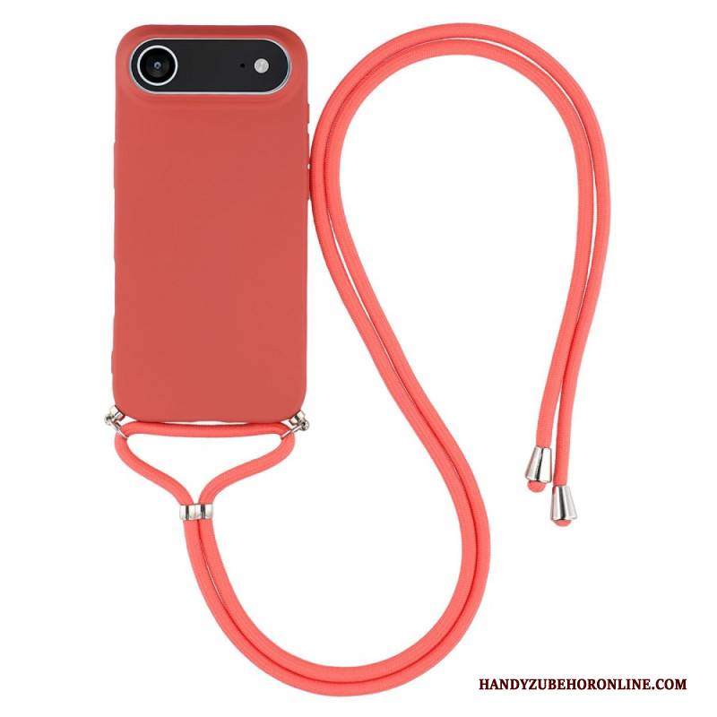 Hülle iPhone Air Klassischer Kartenhalter Mit Kordel