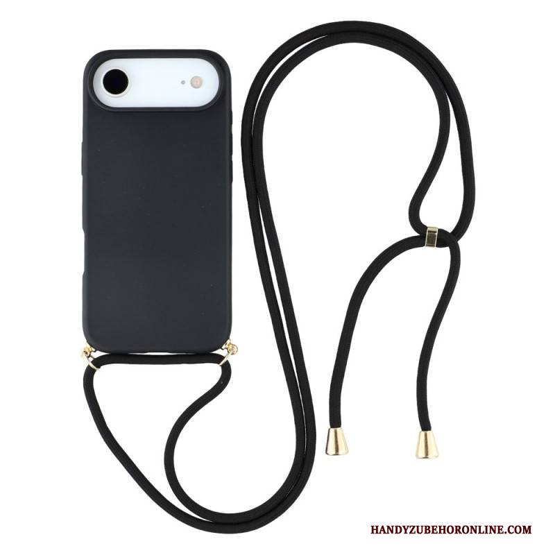 Hülle iPhone Air Mit Silikonkordel Und Weizenstroh-optik