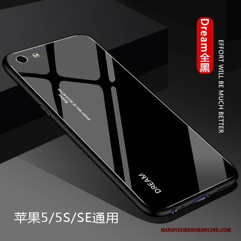 Hülle iPhone Se 2020 Silikon Anti-sturz Trendmarke, Case iPhone Se 2020 Weiche Einfach Glas
