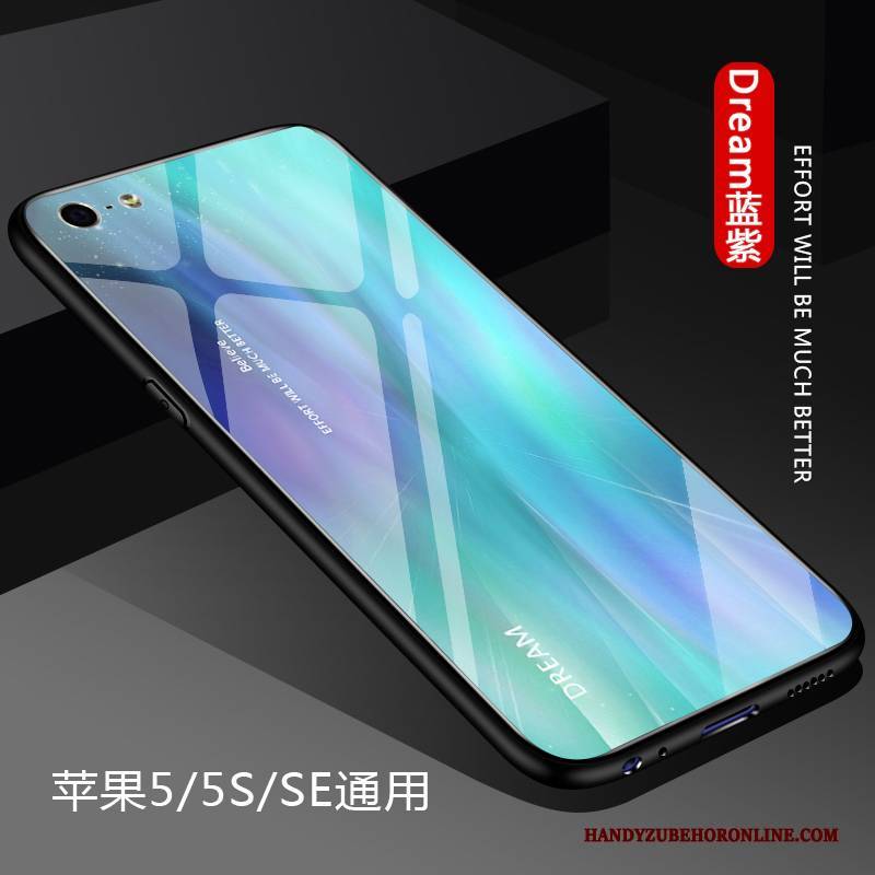 Hülle iPhone Se 2020 Silikon Anti-sturz Trendmarke, Case iPhone Se 2020 Weiche Einfach Glas