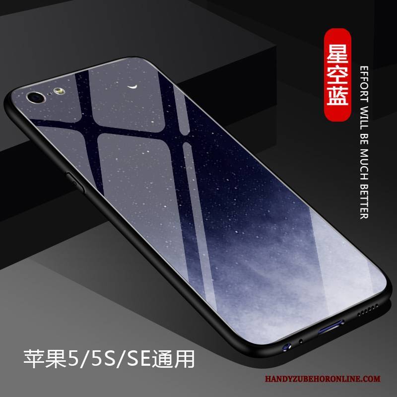 Hülle iPhone Se 2020 Silikon Anti-sturz Trendmarke, Case iPhone Se 2020 Weiche Einfach Glas