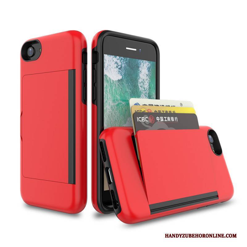 Hülle iPhone Se 2020 Silikon Neu Candy Farbe, Case iPhone Se 2020 Schutz Karte Schwarz