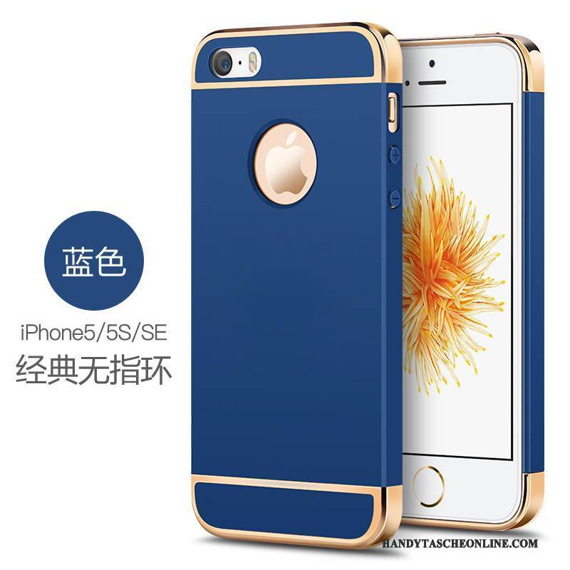 Hülle iPhone Se Schutz Handyhüllen Nubuck, Case iPhone Se Ring Schwer