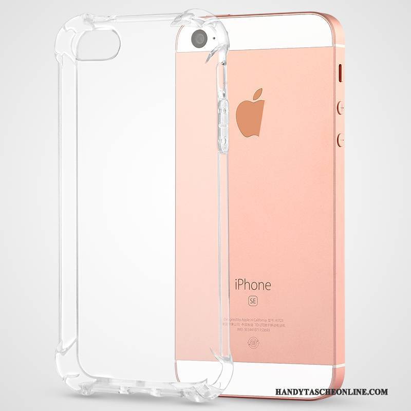 Hülle iPhone Se Taschen Anti-sturz Gold, Case iPhone Se Weiche Explosionsgeschützt Handyhüllen
