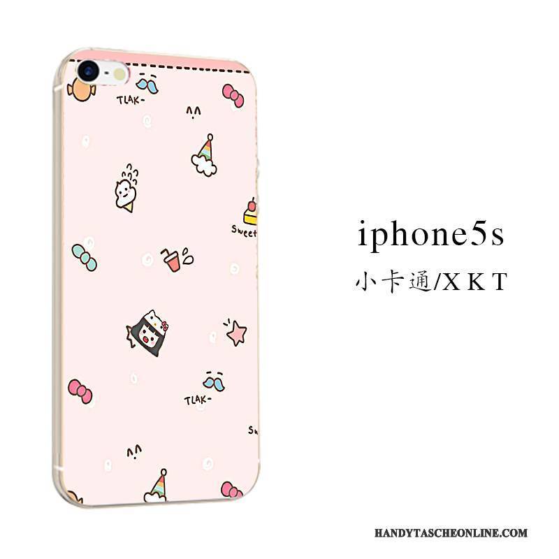 Hülle iPhone Se Weiche Handyhüllen Super Süß, Case iPhone Se Karikatur Blau Trend